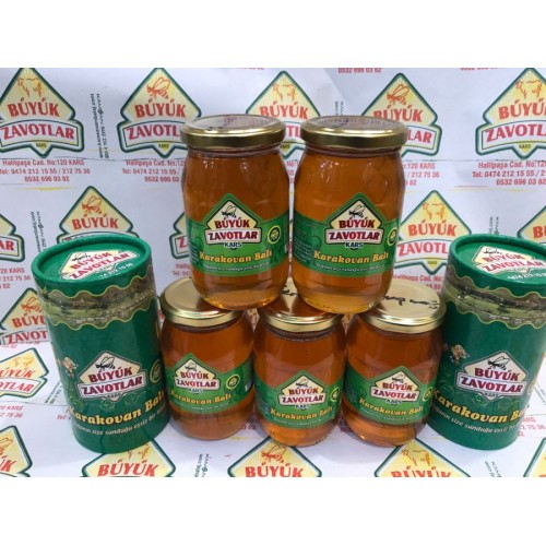Organik Şemdinli karakovan süzme balı 500 gr Organik Şemdinli karakovan süzme balı 500 gr