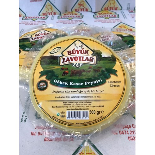 Göbek Kaşar Peyniri Şırdan Mayalı  500 gr 